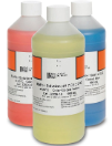 Souprava roztoků pufru, barevně značeno, pH 4,01, pH 7,00 a pH 10,01, 500 mL