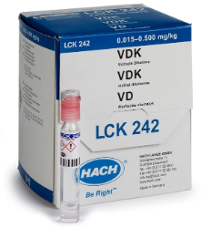 Kyvetový test na stanovenie vicinálnych diketónov, 0,015 - 0,5 mg/kg diacetyl