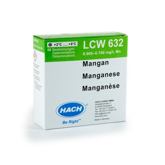 Reagenčná súprava na stanovenie mangánu, 0,005 - 0,7 mg/l Mn