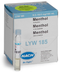 Kyvetový test na stanovenie mentolu v destiláte, 0,5 - 15 mg mentolu/100 mL