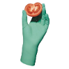 Jednorazové latexové rukavice veľkosti 7 (M), bezpráškové, zelené, 100 ks