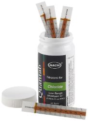 QUANTAB Testovacie prúžky na stanovenie chloridu, nízky rozsah, 30 - 600 mg/l, 40 ks