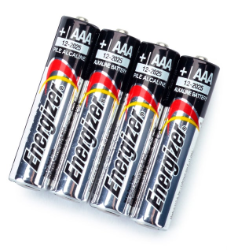 Batérie, AAA, alkalické, 1,5 V, 4 ks
