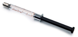 Syringe, salt line, glass, 5 mL for TitroMatic and Burette